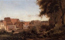 Jean-Baptiste-Camille Corot  View from the Farnese Gardens, Rome