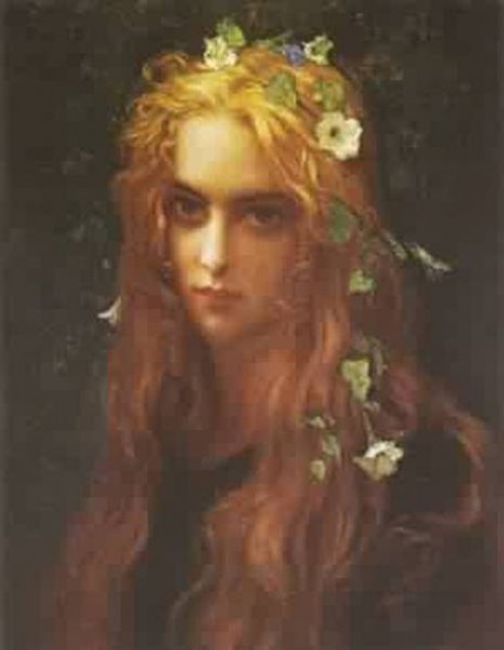 Ophelia 1876 musee hebert paris france by Antoine Auguste Ernest Hebert