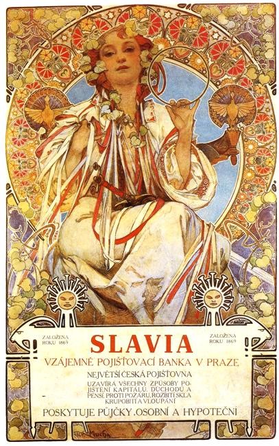 Slavia 16 By Alphonse Mucha