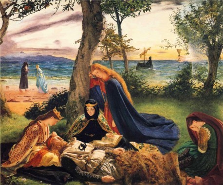 The death of king arthur by James Archer