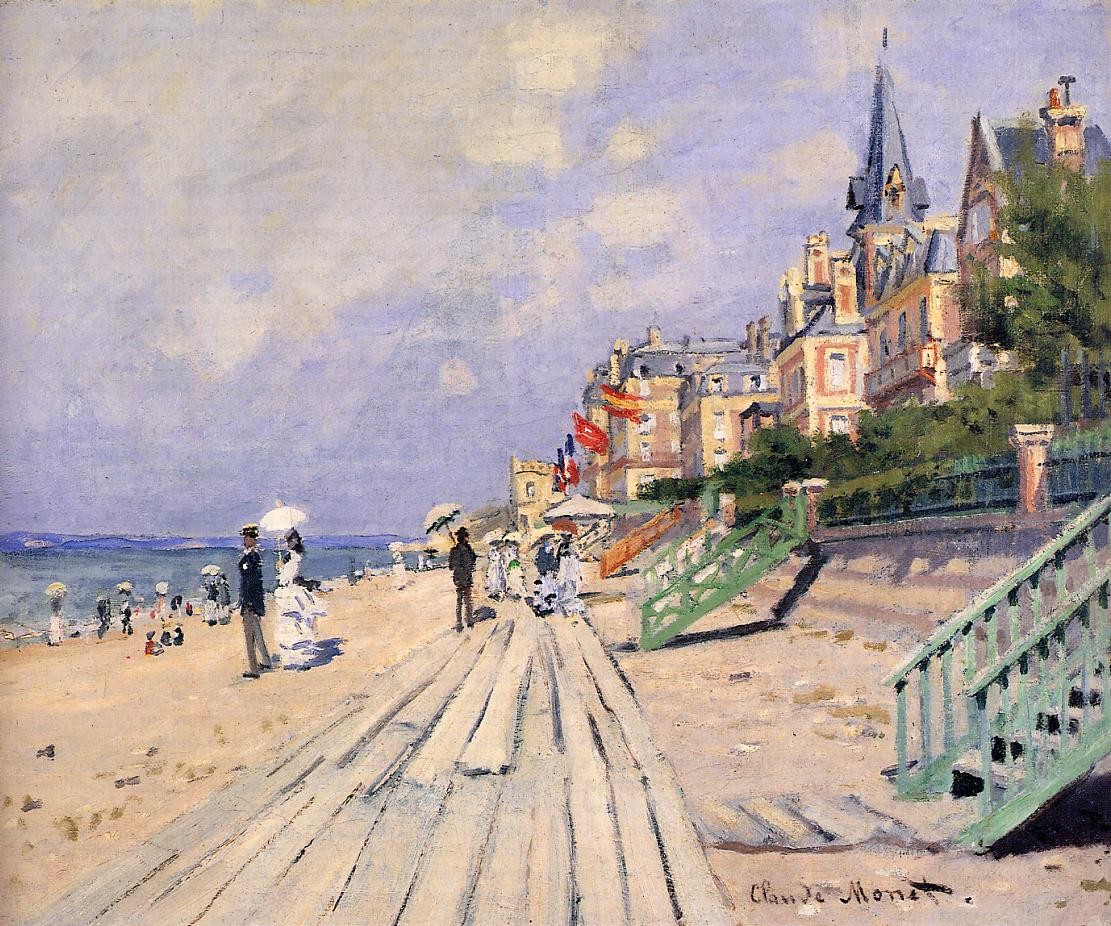 Risultati immagini per monet trouville